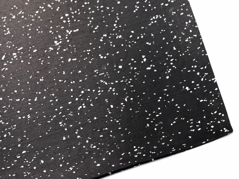 inspecting rubber floor softness